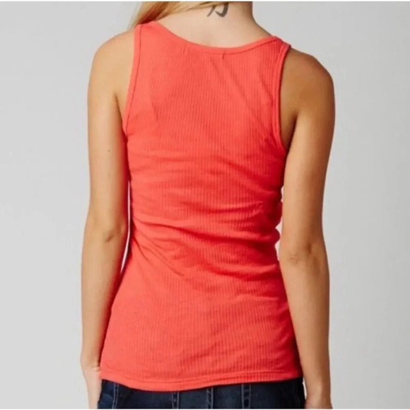 Fox Racing Women's Miss Clean Henley Pink Tank Top - Picture 3 of 16